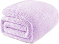 Black Throw Pillow — 70" — Lilac Purple