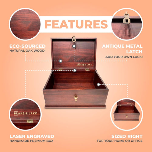 Antique Wood Storage Basket - View 2