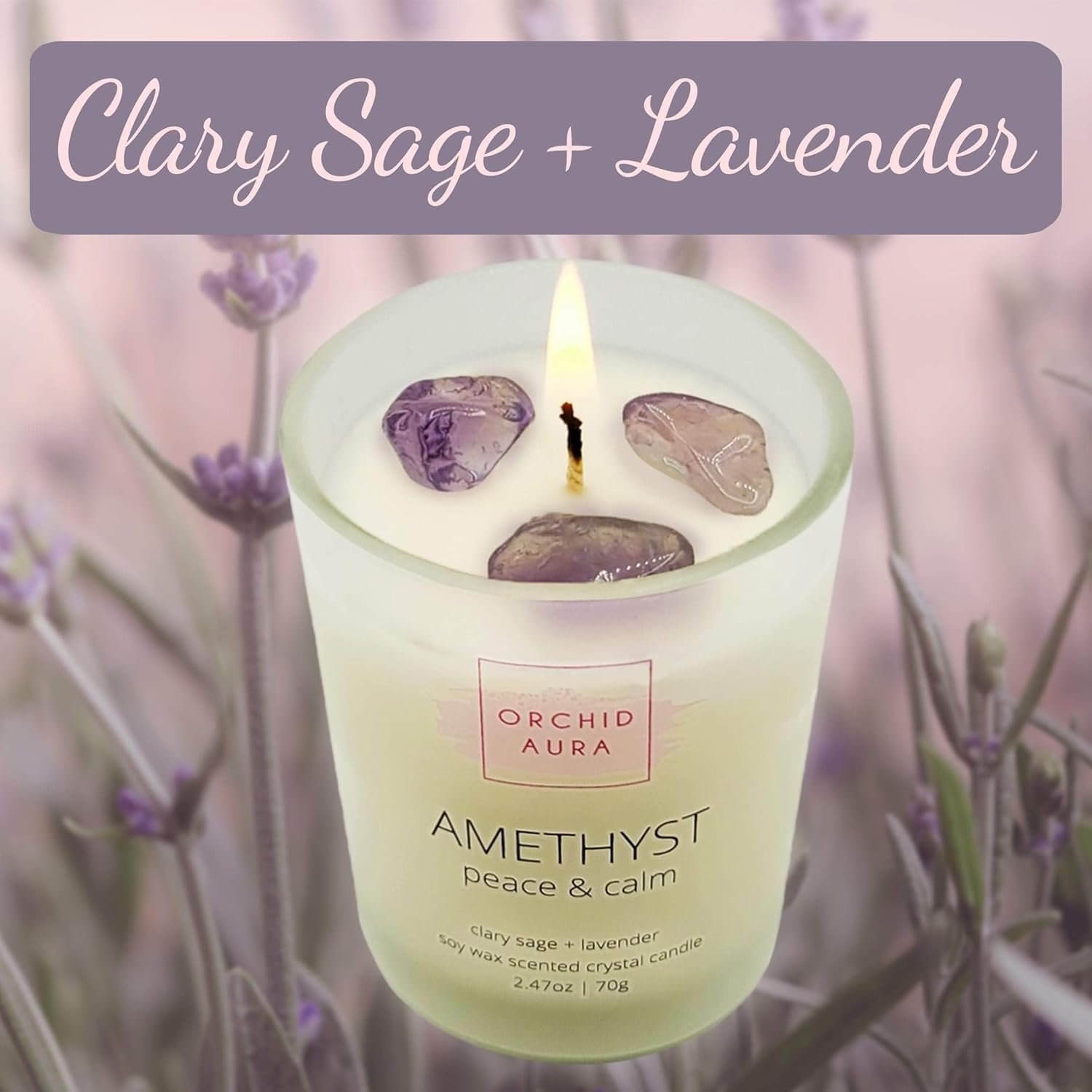 Scented Luxe Wood Soy Candle - View 4