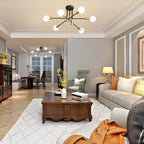 Luxe Black Chandelier — 6-Light - View 3