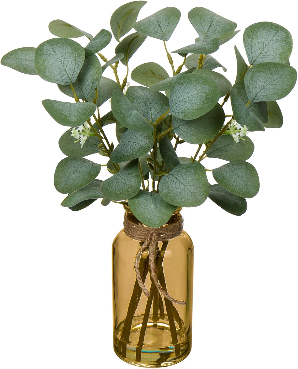 Farmhouse Black Artificial Plant — 14" — Amber