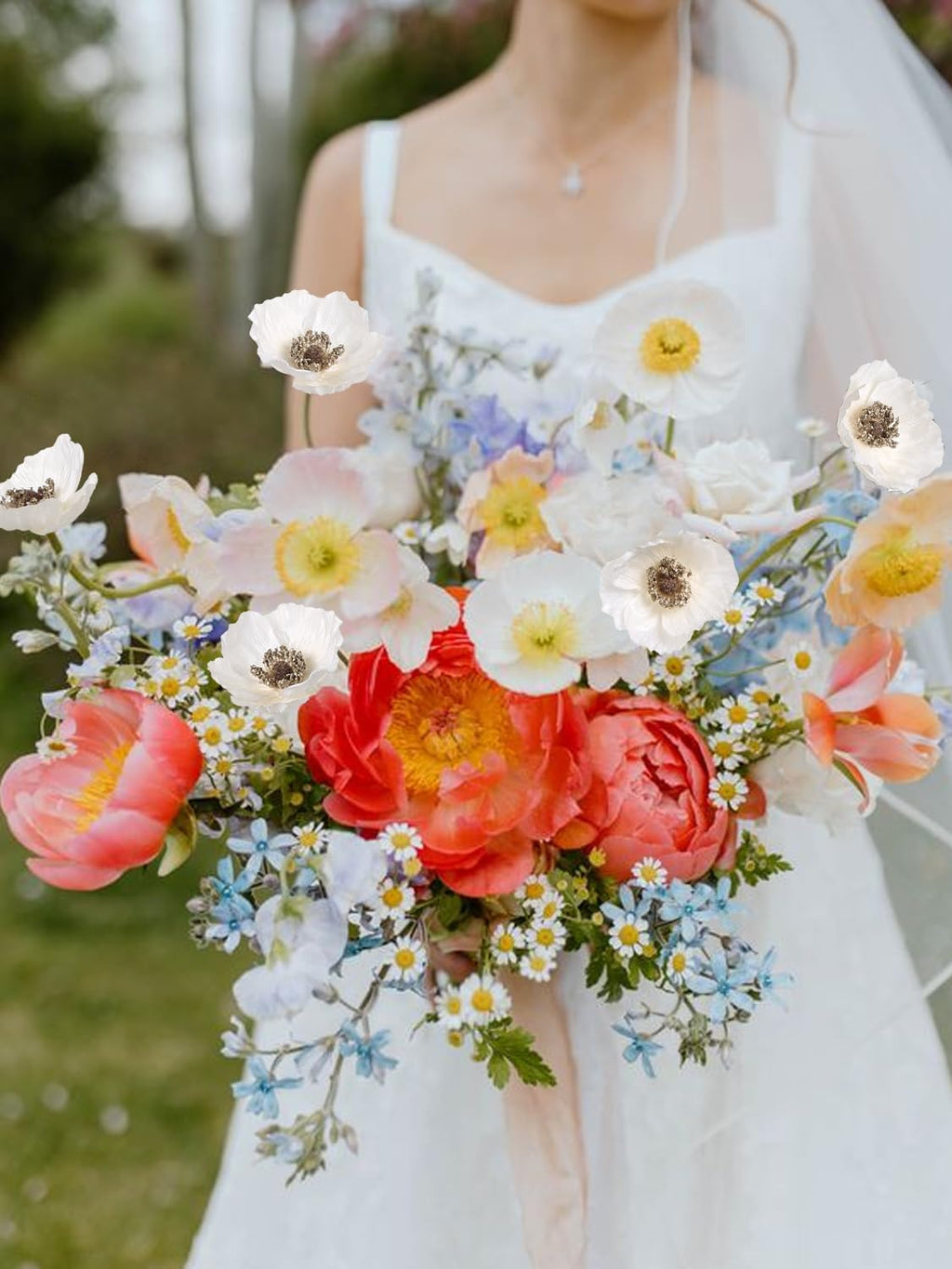 Blue Artificial Flowers - View 5