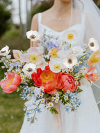 Blue Artificial Flowers - View 5