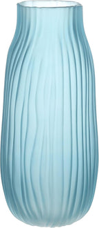 Boho Blue Decorative Vase — Frosted Blue