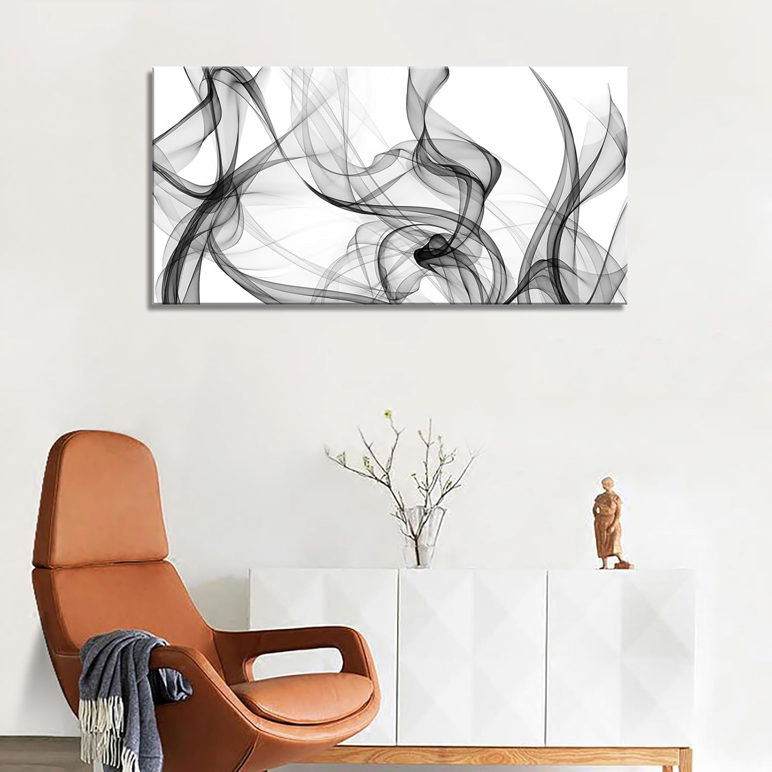 Beige Canvas Wall Art — 40" - View 4