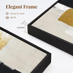 Framed Luxe Gold Canvas Wall Art — 16" - View 3