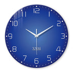 Battery Operated Modern Black Wall Clock — 24"