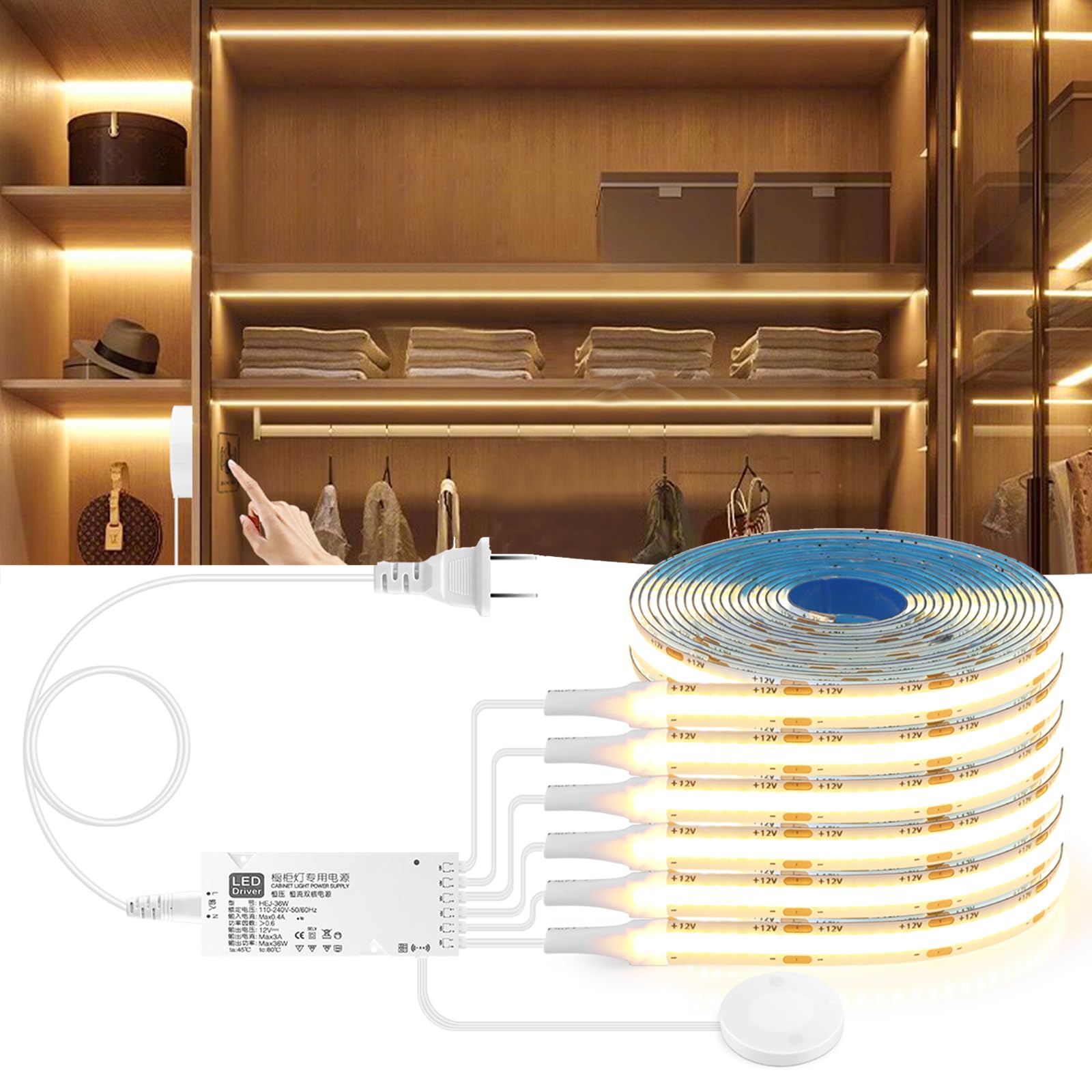 Dimmable Beige LED Strip Lights