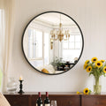 Round Glass Mirror