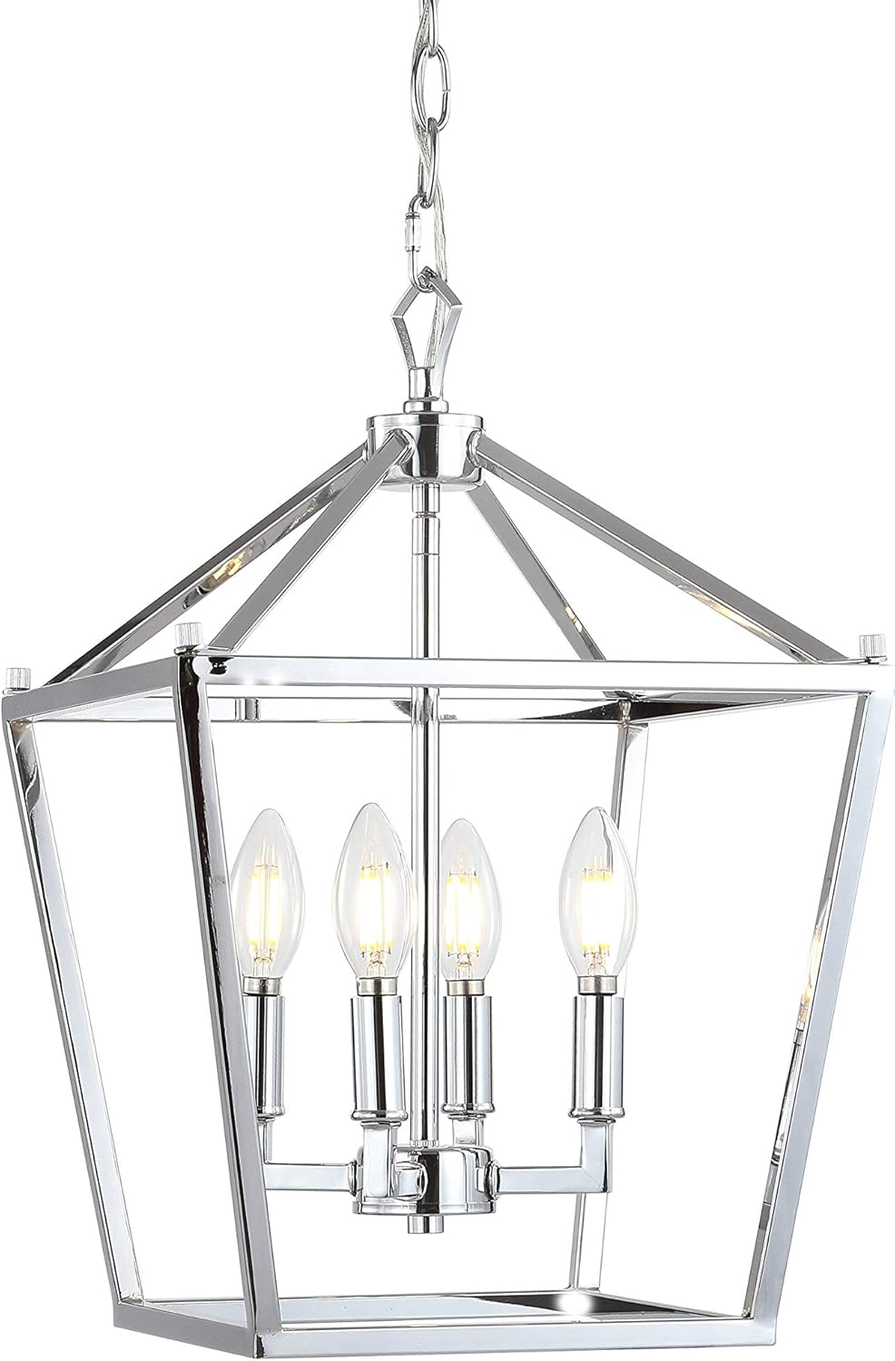 Antique Farmhouse Gold LED Bulb — 4-Light — 12"