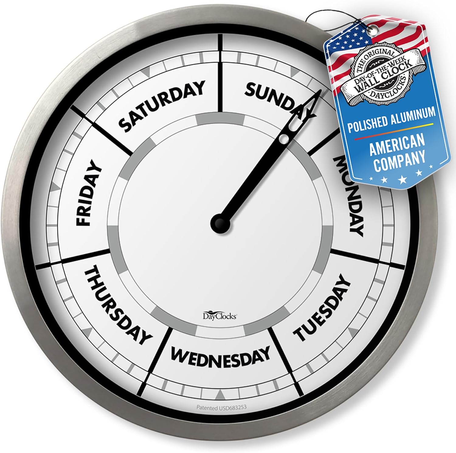 Brown Wall Clock — 10" — 10"