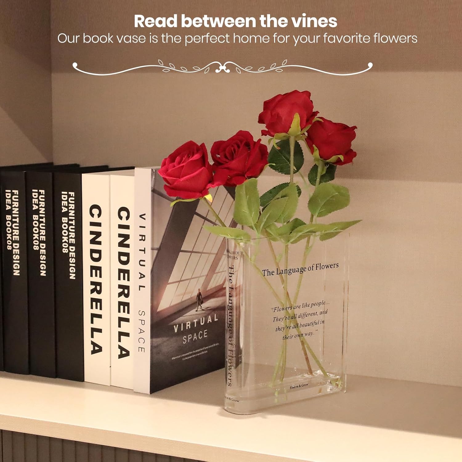 Pink Flower Vase - View 3