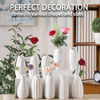 Boho Ceramic Vase — 5" - View 3