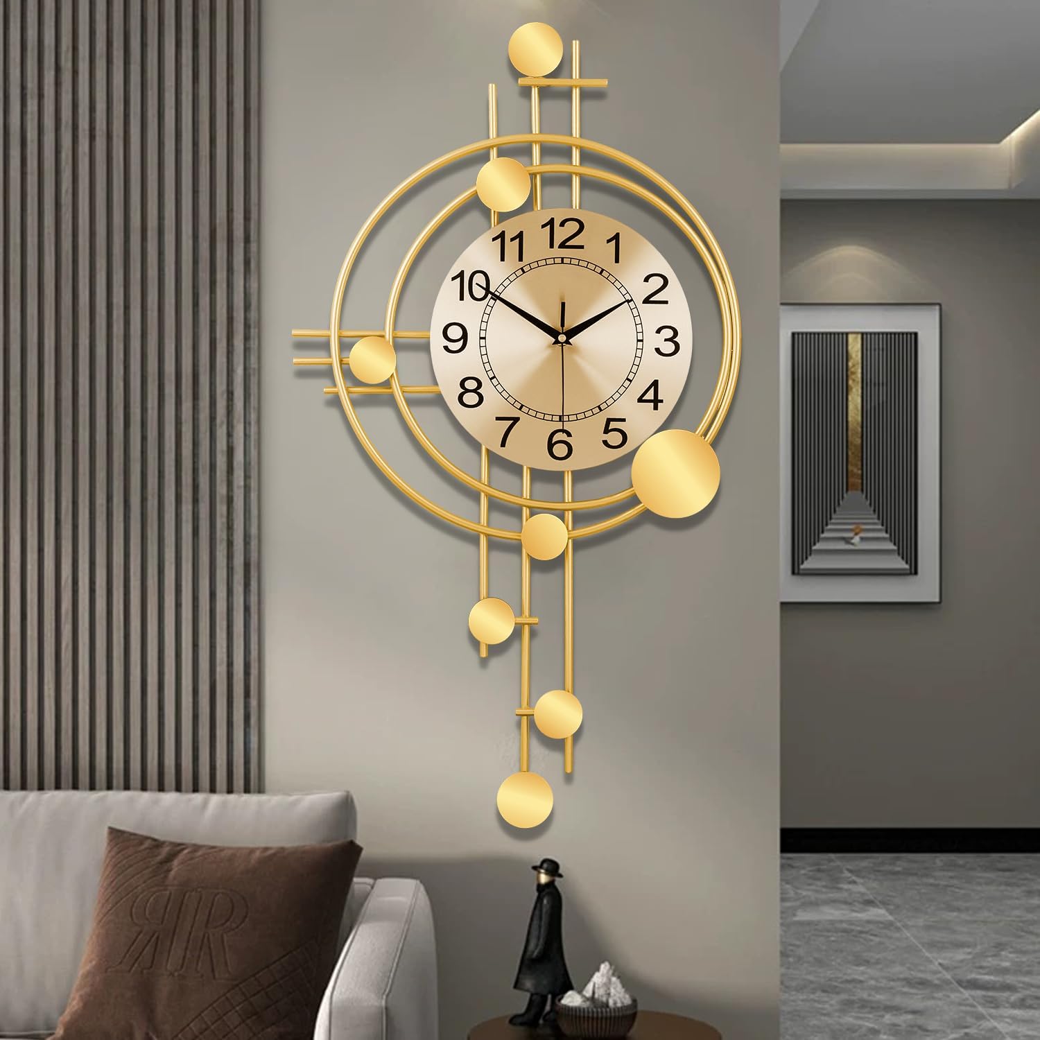 Battery Operated Farmhouse Gold Wall Decor — 7" — 168-golden