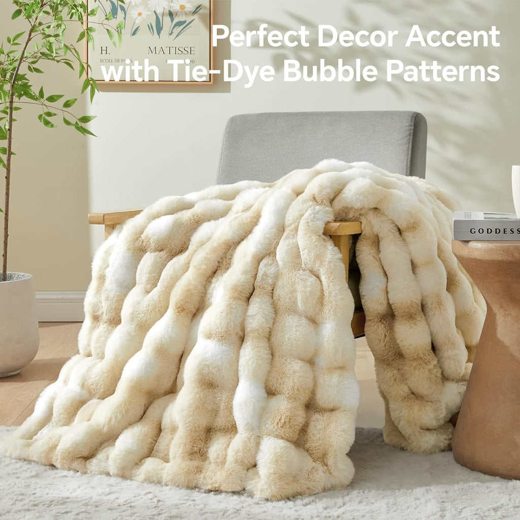 Beige Throw Pillow — 50" - View 5