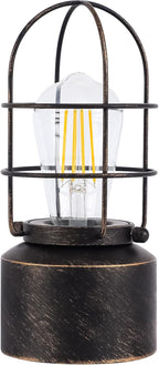 Dimmable Farmhouse Metal Bedside Lamp - View 8