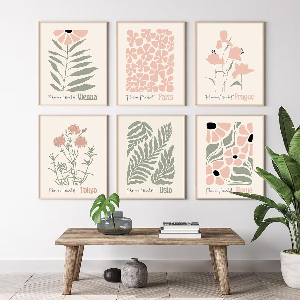 Unframed Boho Beige Wall Art Print — 16" - View 5