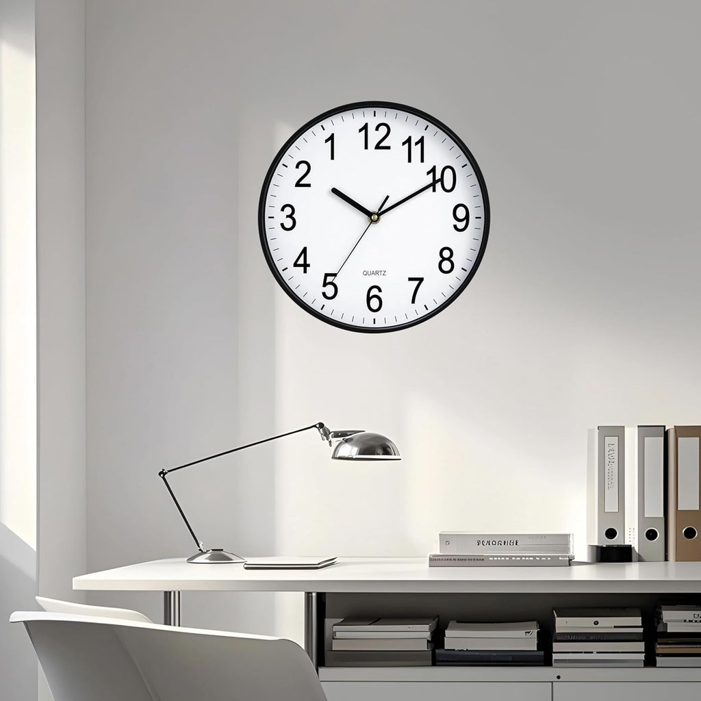 Battery Operated Wall Clock — 10" - View 5