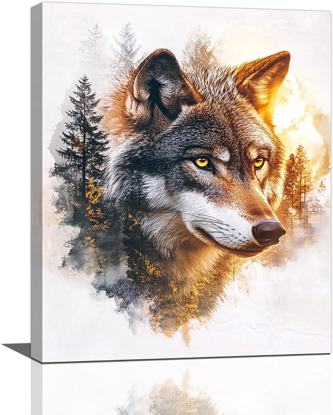 Framed Metal Wall Decor — 16" — 20L" x 16W"