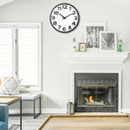 Battery Operated Black Wall Clock — 16" - View 4