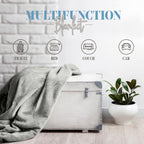 Luxe Beige Throw Pillow - View 8