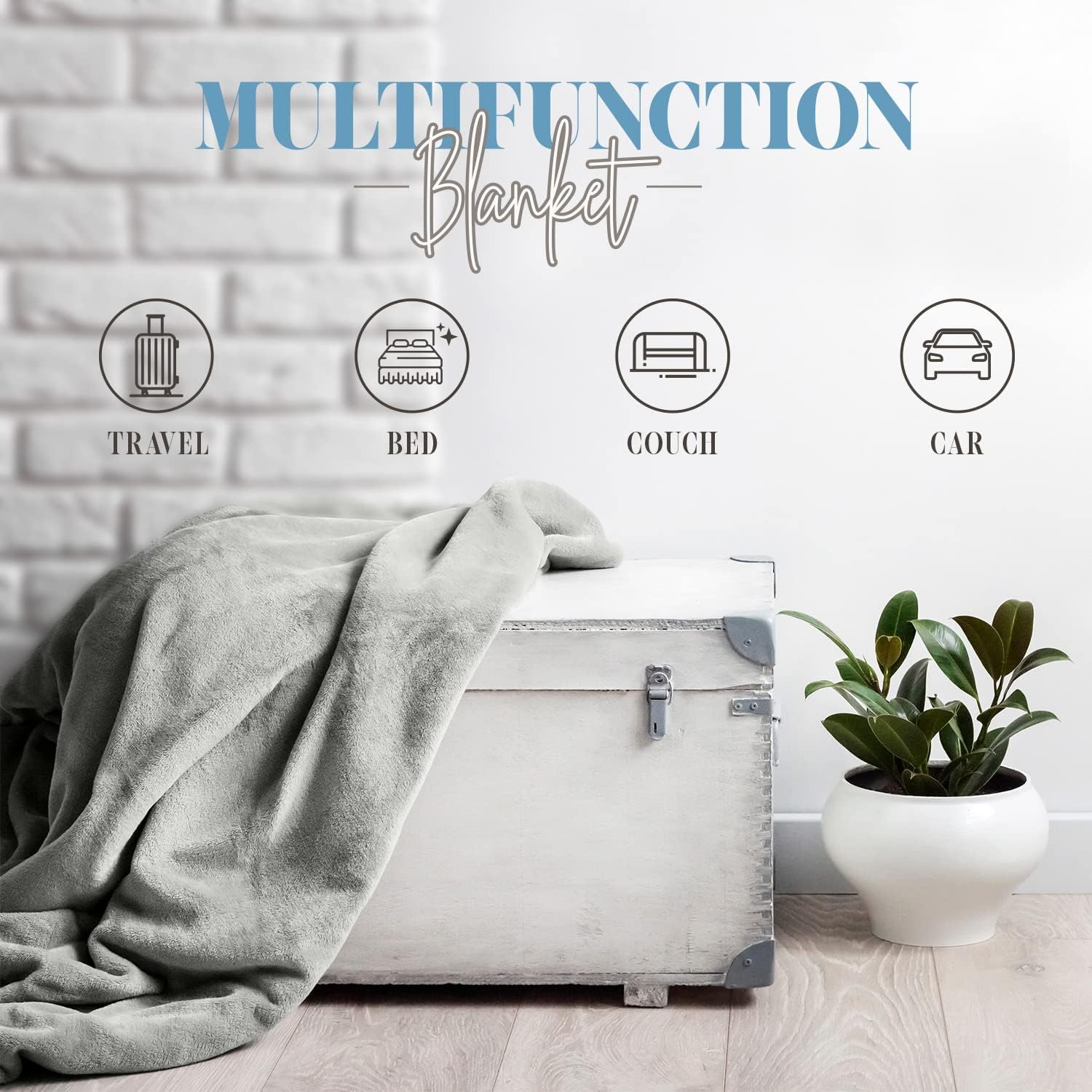 Luxe Beige Throw Pillow - View 8