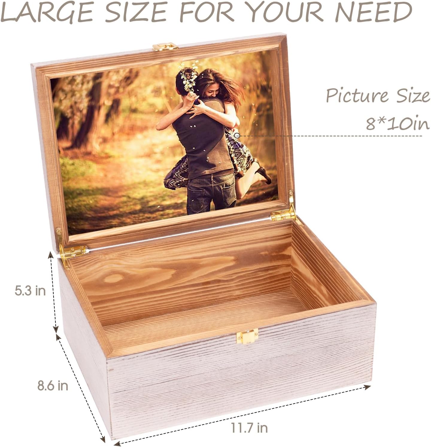 Vintage Wood Storage Basket - View 5