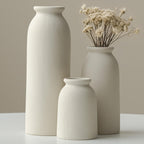 Boho Beige Flower Vase