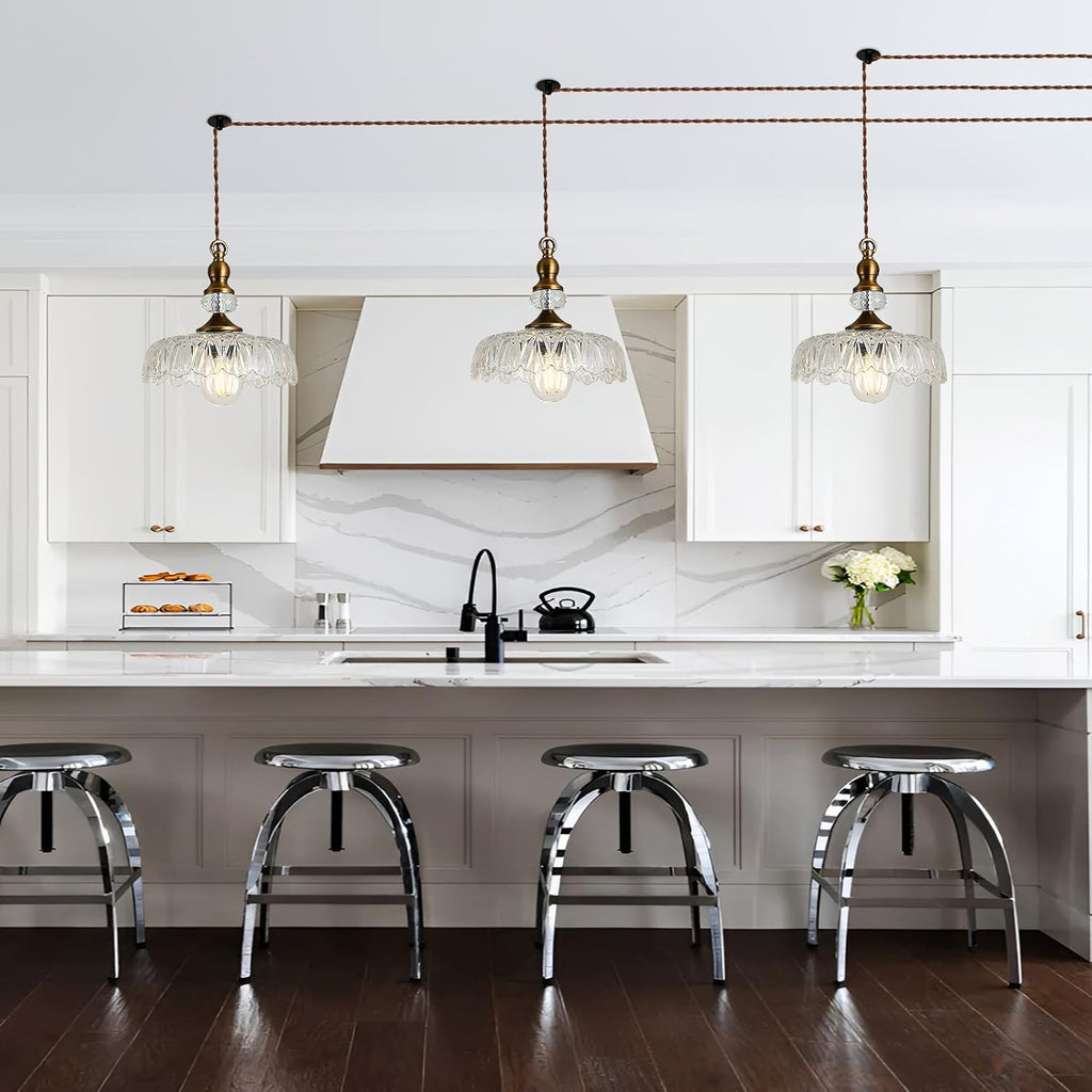Adjustable Farmhouse Black Chandelier - View 9