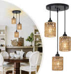 Boho Metal Chandelier — 3 Lights