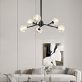 Luxe Black Chandelier — 36" — Black