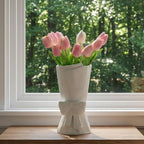 Beige Flower Vase - View 9