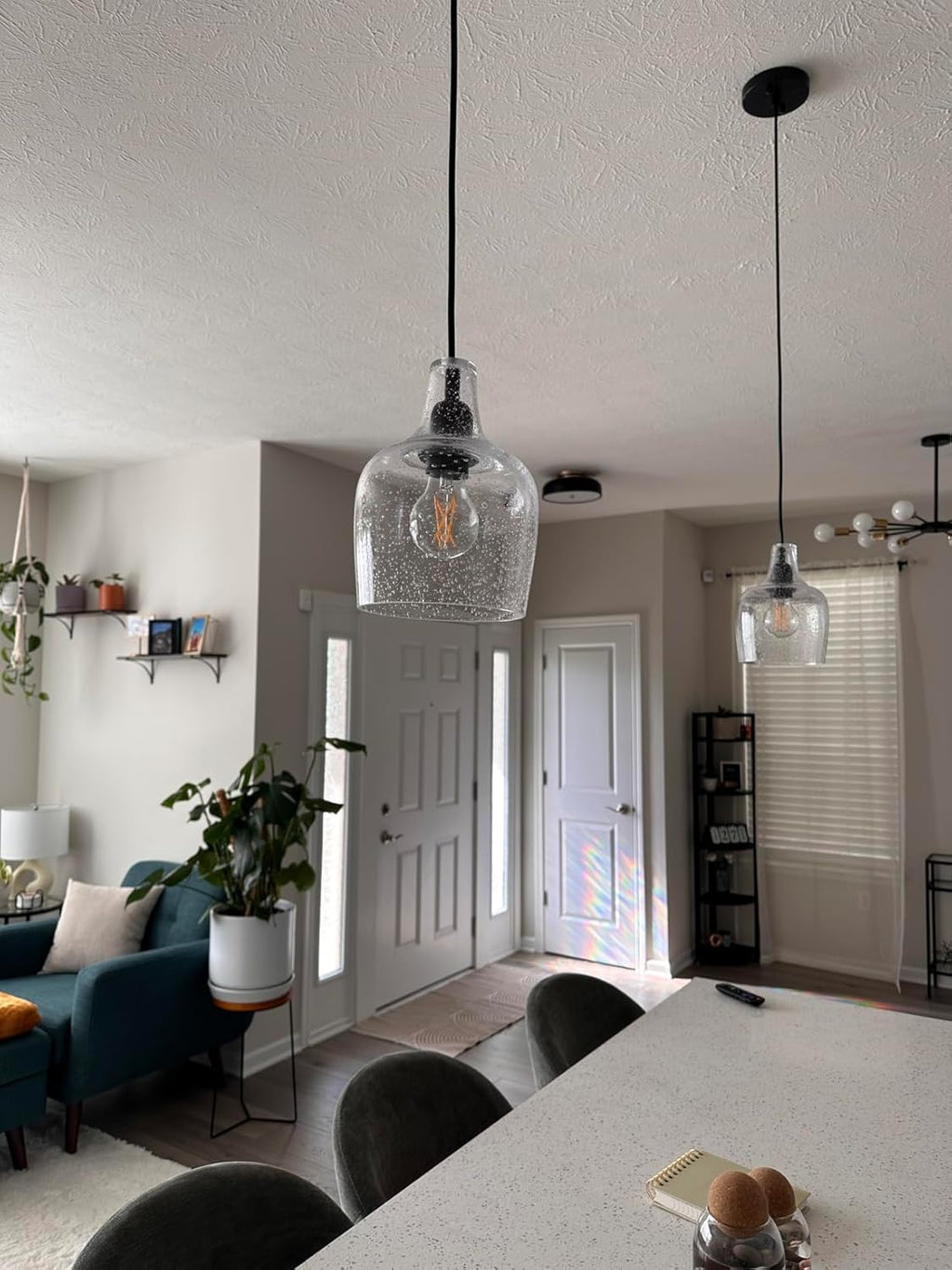 Farmhouse Black Ceiling Light — 1-Light - View 6