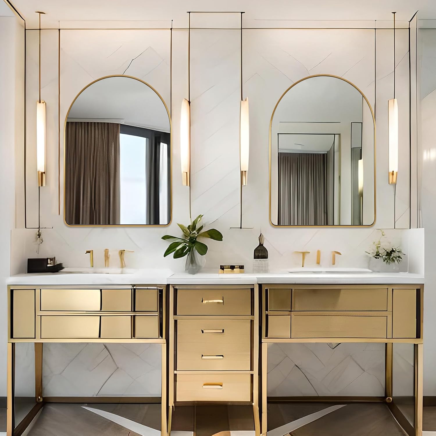 Luxe Gold Mirror — 26" - View 7