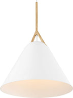 Modern Metal Pendant Light — 14" - View 6
