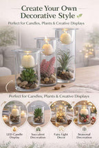 Glass Candle — Set of 3 - View 4