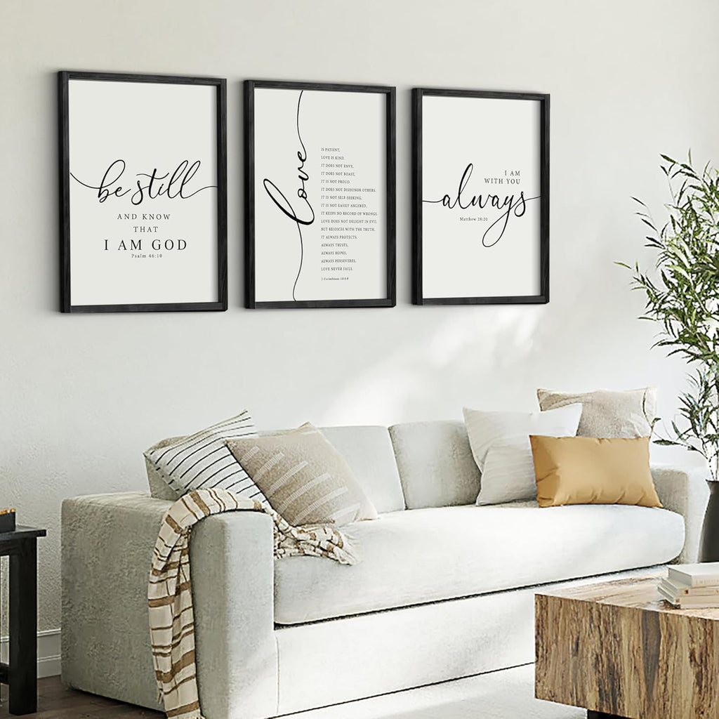 Framed Black Wall Decor — 11" - View 8