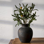 Boho Beige Flower Vase — 6"