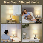 Dimmable Gold Table Lamp - View 5