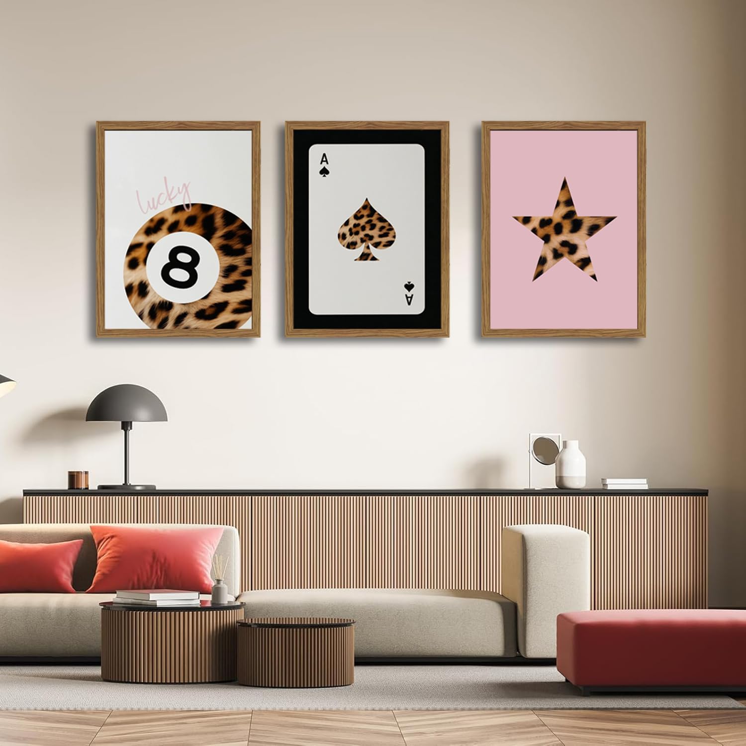 Framed Modern Black Wall Decor — 16" - View 2
