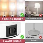 USB Gold Bedside Lamp - View 7
