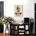 Framed Modern Black Canvas Wall Art — 12" - View 6