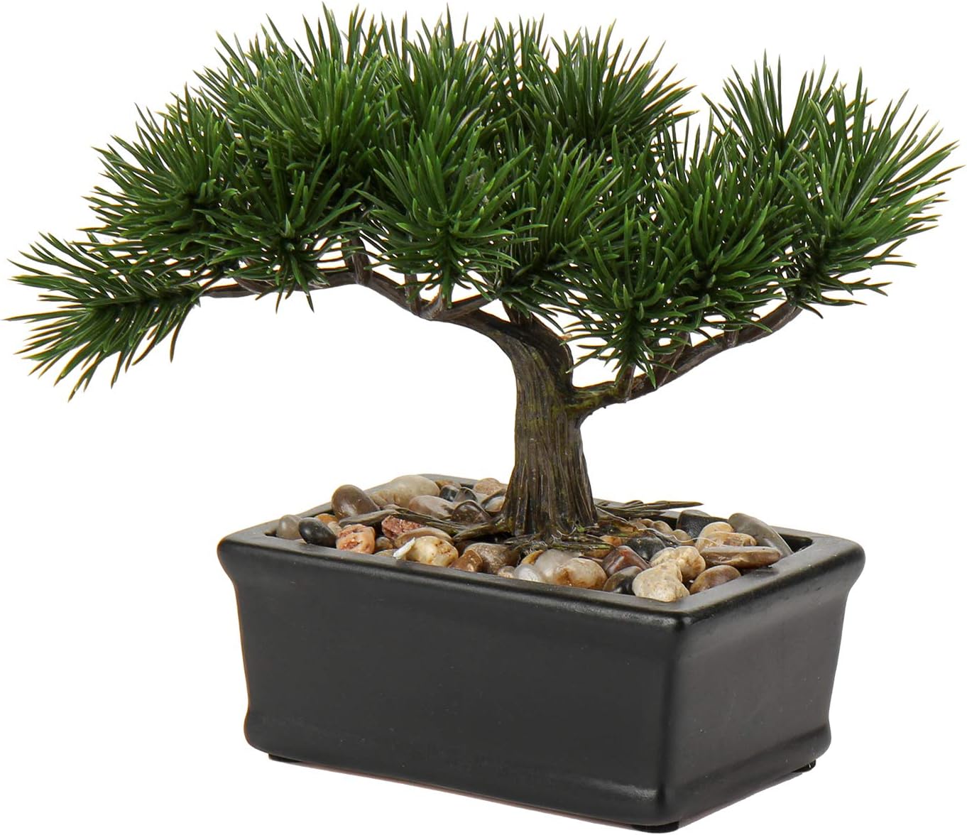 Farmhouse Ceramic Faux Plant — 6" — 6" Cedar