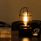 Dimmable Farmhouse Metal Bedside Lamp