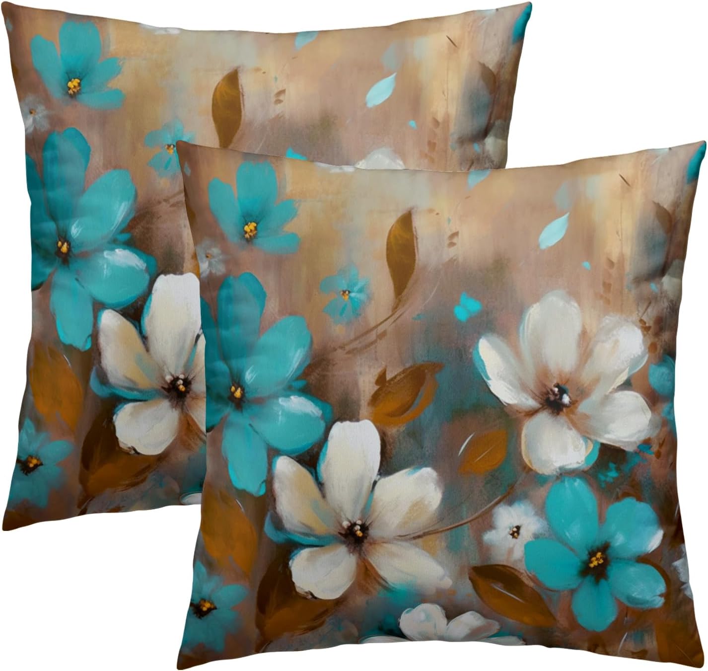Boho Black Throw Pillow Cover — 16" — 20" x 20" (Pack of 1)