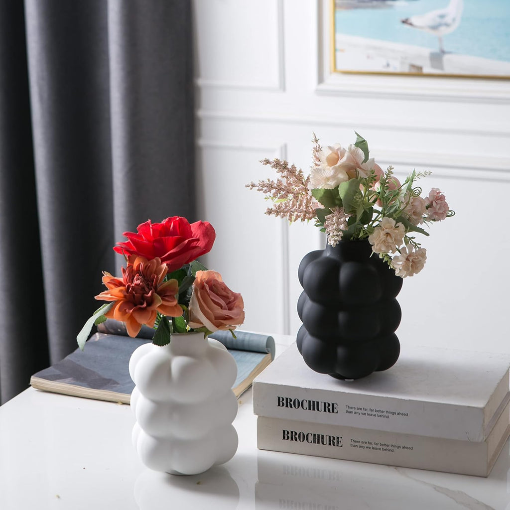 Boho Black Flower Vase — 6.7" - View 6