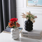 Boho Black Flower Vase — 6.7" - View 6