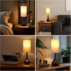 Dimmable Black Bedside Lamp - View 6