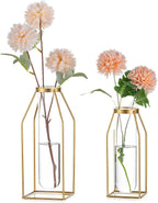 Luxe Metal Flower Vase — 8" - View 8
