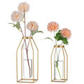 Luxe Metal Flower Vase — 8"